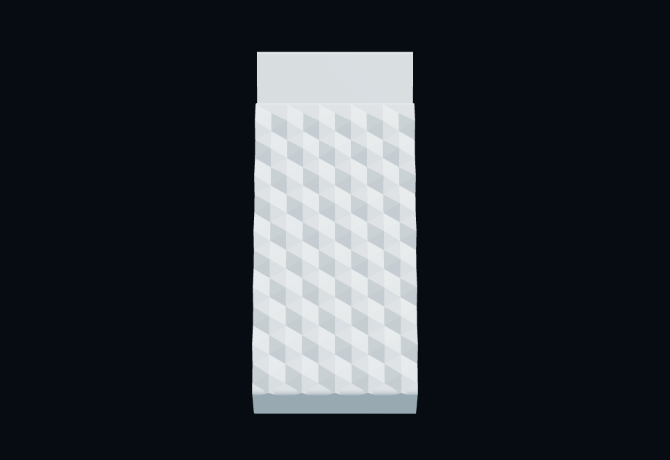 Solid 3D render of Hexagonal Money Clip included in Printable Artifact Collection - 8 STLs, primary view